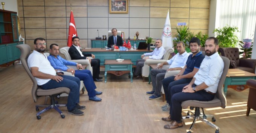 Başkan Ağan Yeni Atanan İl Milli Eğitim Müdürünü Ziyaret Etti